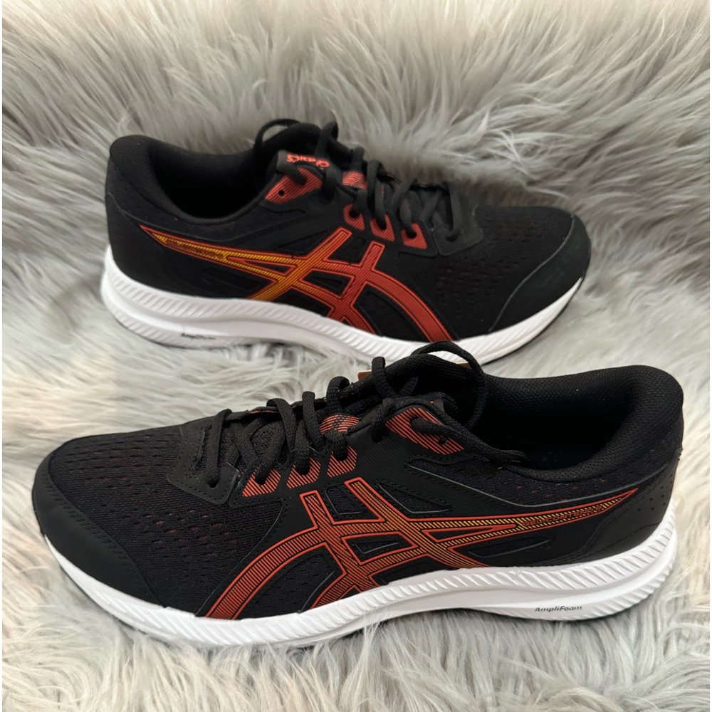 Asics Gel-Contend 8 Black/Cherry Tomato Men’s Sneaker